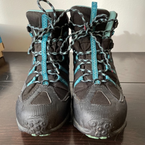 Columbia Winter Trek Omni-Tech / Women’s Size 9 / Black clear blue boots / -32 c - Picture 11 of 12